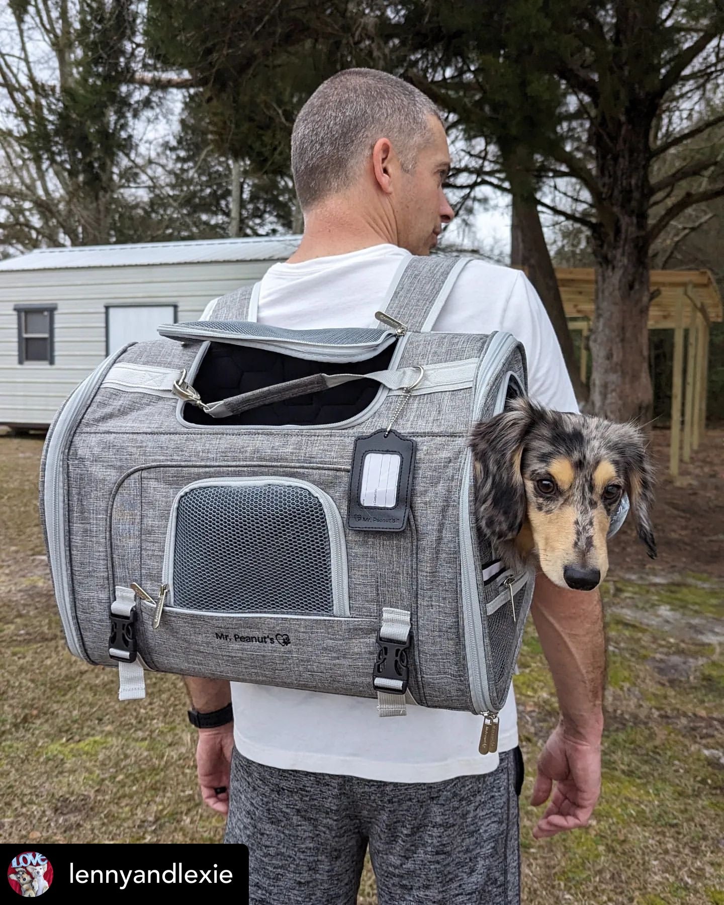 Mr. Peanut's Monterey Series Backpack Pet Carrier - Newly Updated Model Now Available